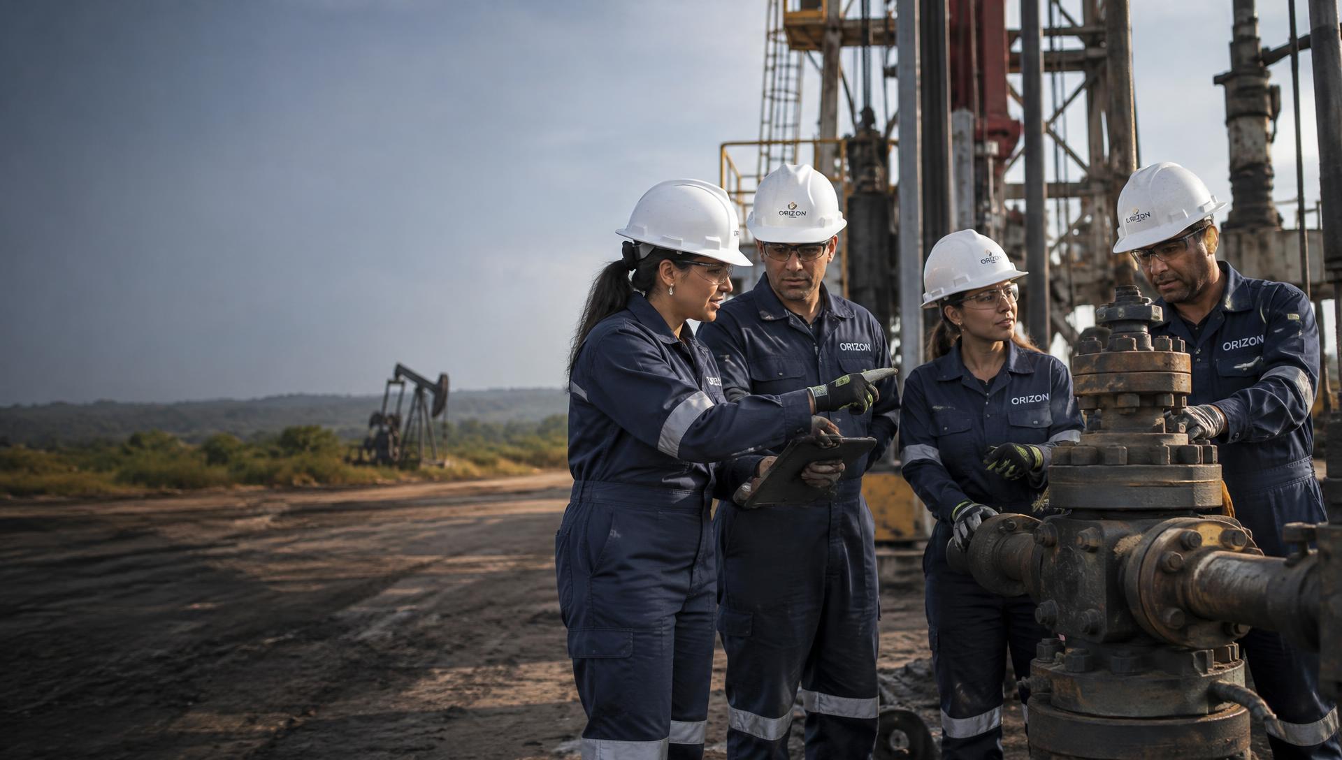 Equipo venezolano de Orizon coordinando una operación en campo